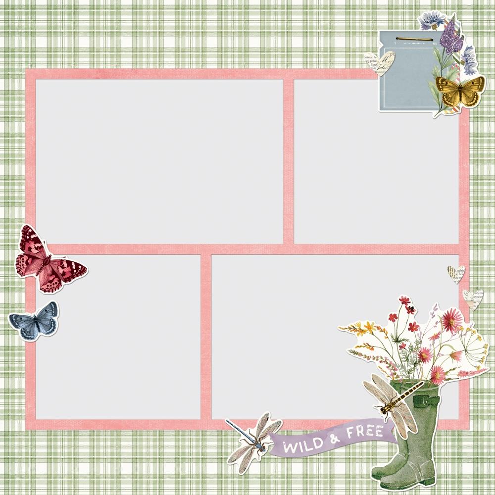 Simple Stories Simple Vintage Meadow Flowers Simple Pages Page Pieces (5A0022LL1G5HR)