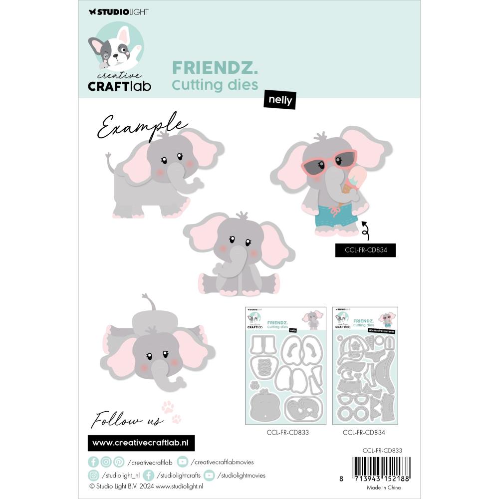 Studio Light Friendz Cutting Die: Nr. 833, Nelly (5A0023LL1G6NY)