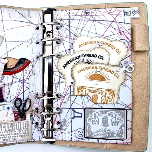 Elizabeth Craft Metal Die: Sidekick Essentials 28 - Filefolder Page (EC2030)