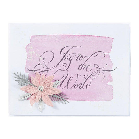 Spellbinders BetterPress Press Plate: Copperplate Joy To The World, By Paul Antonio (5A002C8G1GFRK)