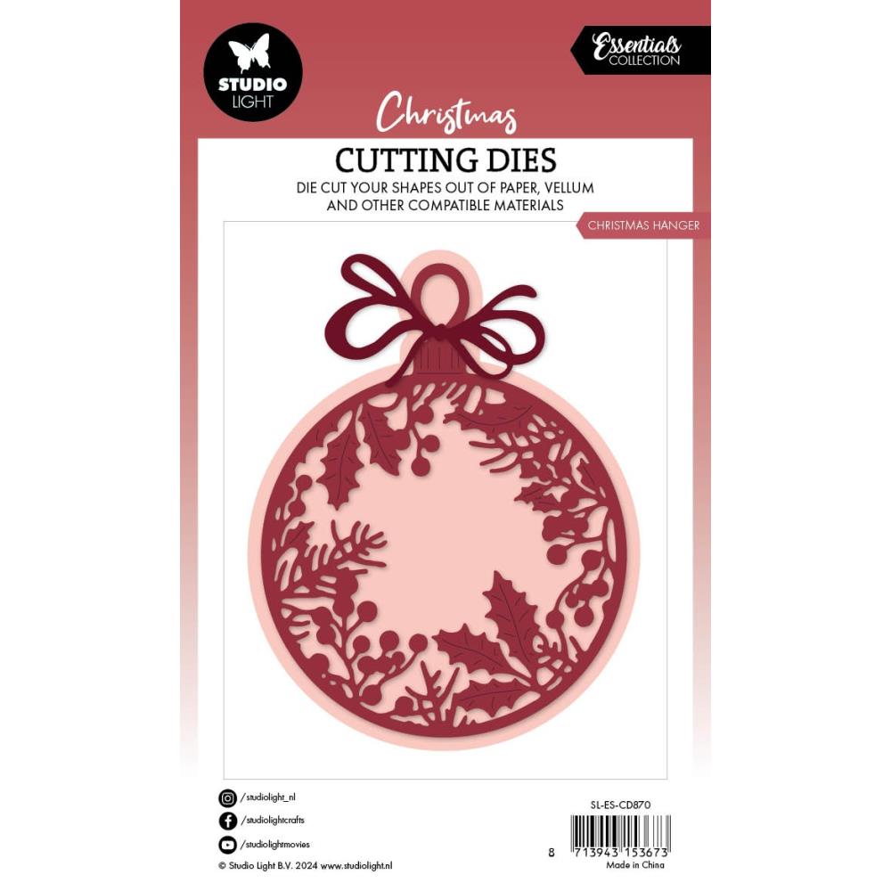 Studio Light Essentials Cutting Die: Nr. 870, Christmas Hanger (5A002BFH1GF0H)