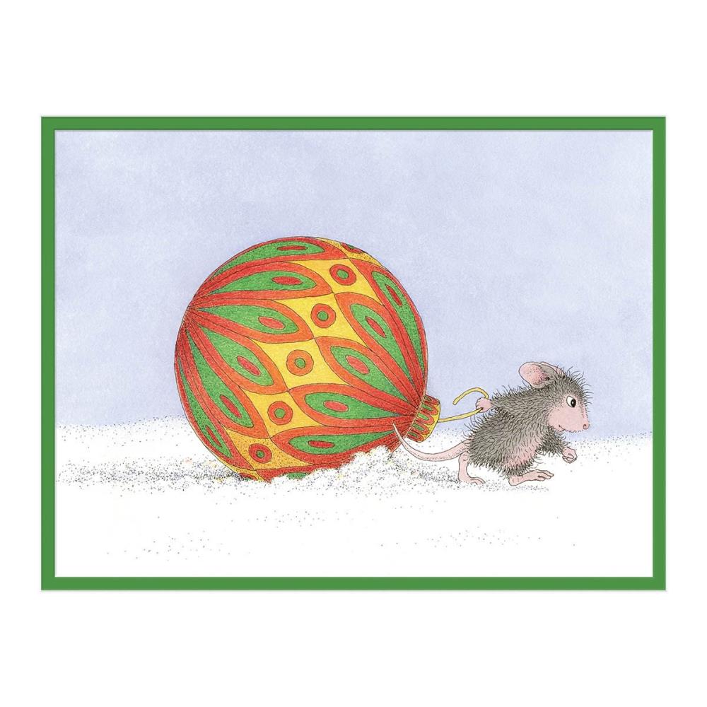 Stampendous House Mouse Cling Rubber Stamp: Bringing Christmas To You (RSC016)