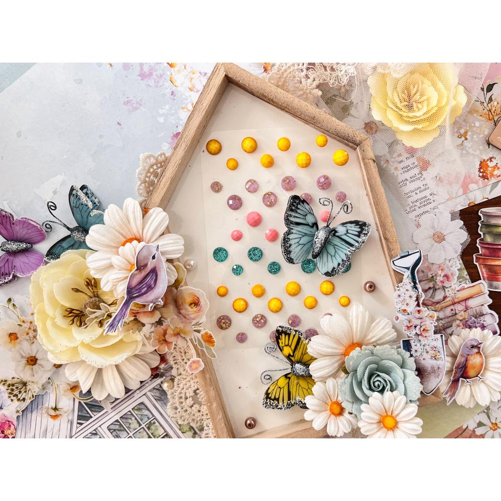 Prima Marketing In Full Bloom Say It In Crystals: Assorted Dots, 48/Pkg (P668549)