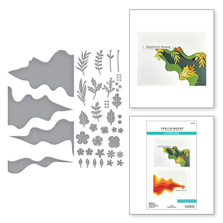 Spellbinders Tunnel Scapes Etched Dies: Rainbow Slice Tunnel, By Vicky Papaioannou (5A0028MM1GBNV)