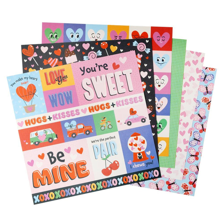 American Crafts Cutie Pie 12"X12" Double-Sided Paper Pad, 24/Pkg
 (34027435)