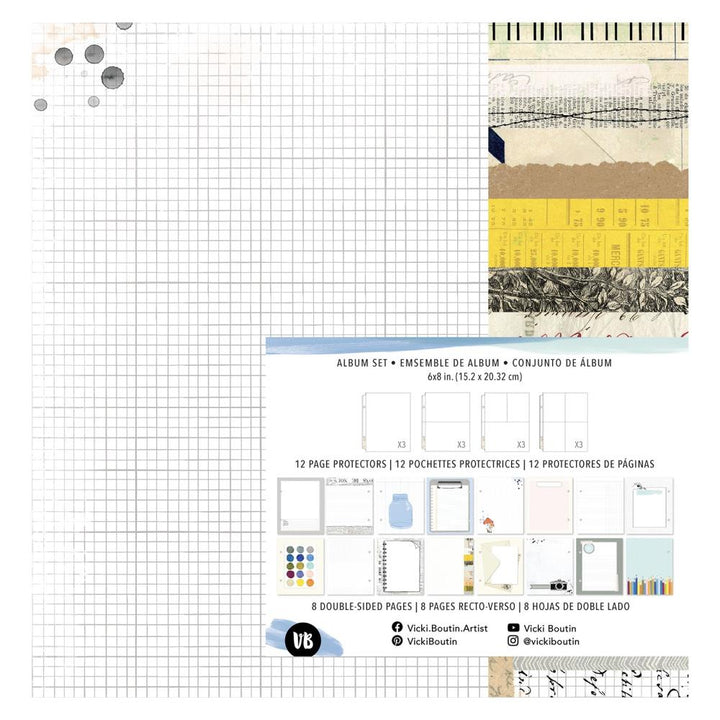 Vicki Boutin Discover + Create 6"X8" Album Set (VB022162)