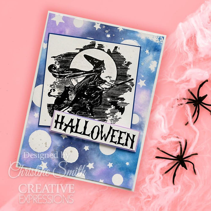 Creative Expressions Taylor Made Journals 6"X6" Stencil: Stars And Moons (5A002B601GDMV)