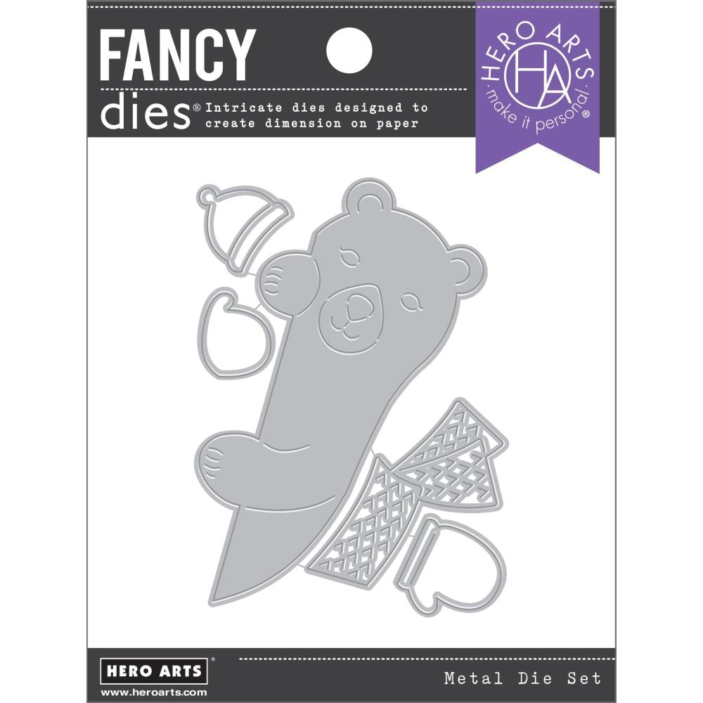 Hero Arts Fancy Dies: Peeking Winter Bear (5A002CFX1GFXZ)