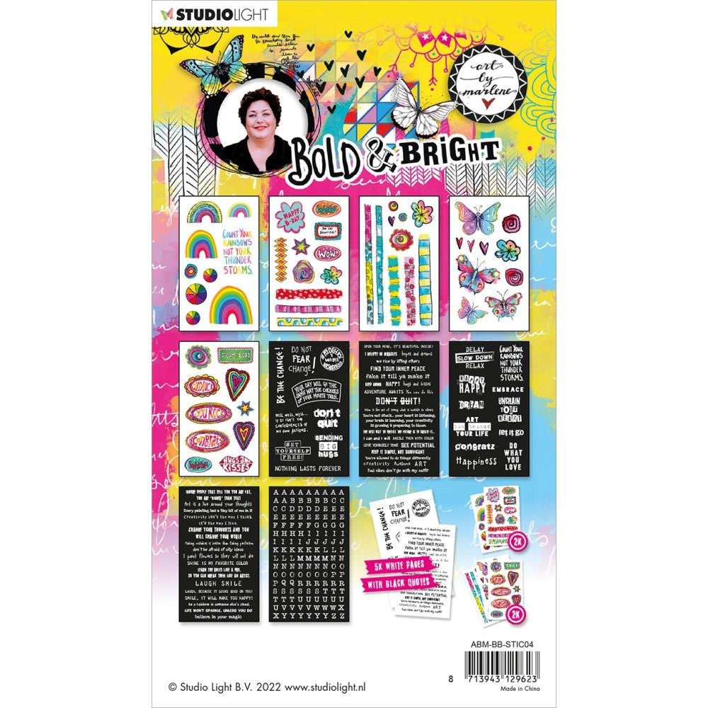 Art By Marlene Bold And Bright Sticker Book: Nr. 04 (ABMBB04)