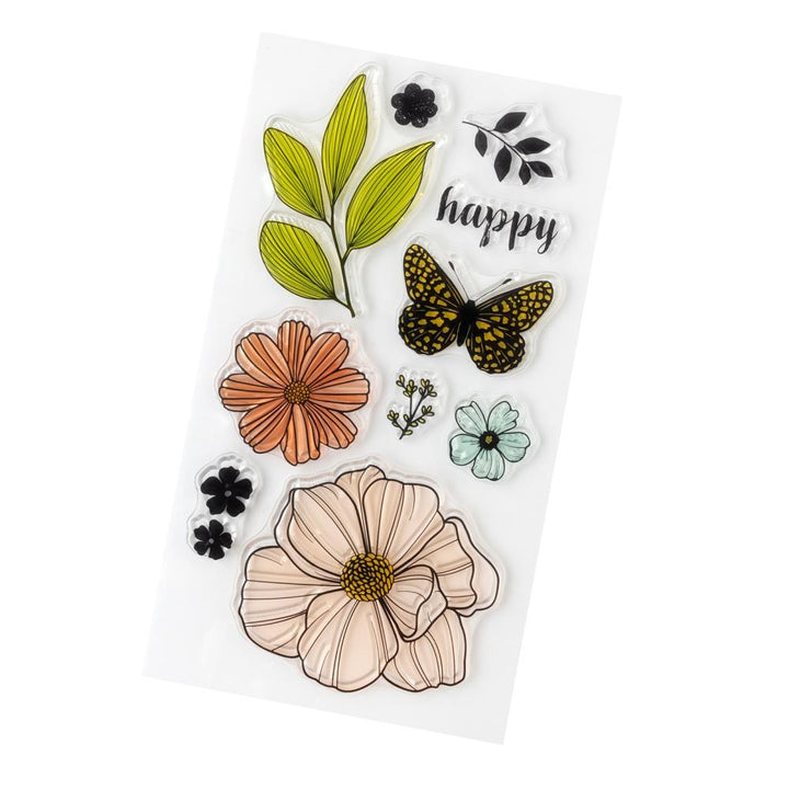 Vicki Boutin Mixed Media Acrylic Stamps: Floral (VB030503)