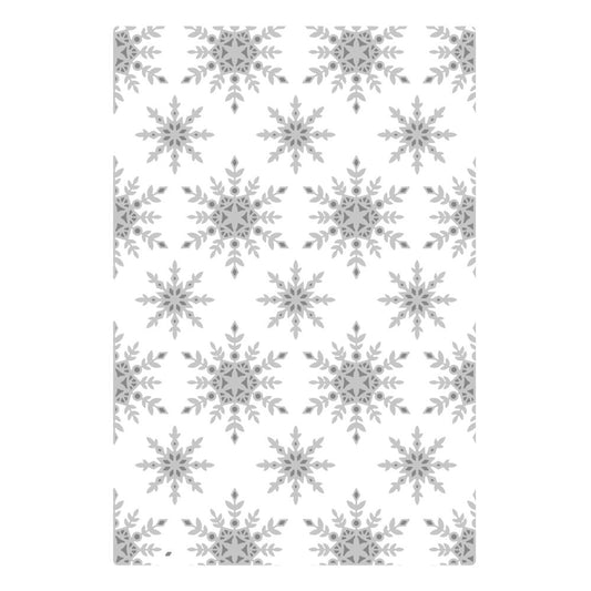 Sizzix Multi-Level Textured Impressions Embossing Folder: Snowflake Sparkle, By Lisa Jones (666470)