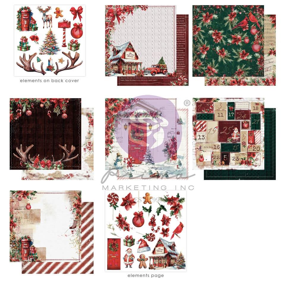 Prima Marketing From The North Pole 12"X12" Double-Sided Paper Pad, 26/Pkg (5A00288Q1GBB2)