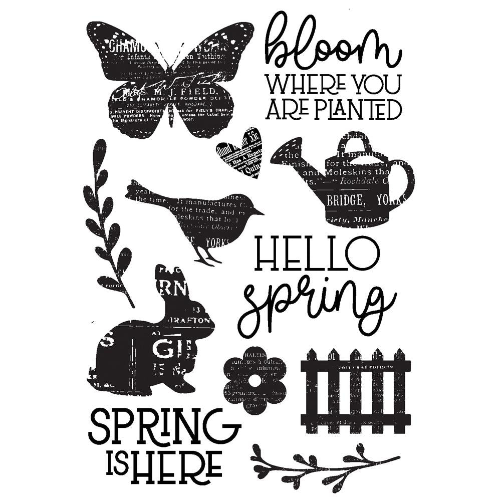 Simple Stories Simple Vintage Spring Garden Photopolymer Clear Stamps (SGD21723)