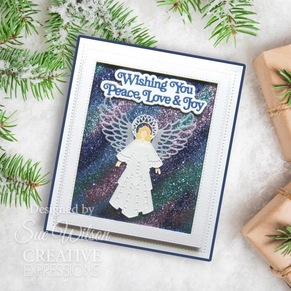 Creative Expressions Craft Dies: Festive Christmas Angel 2024, By Sue Wilson (5A00283J1GB5Z)