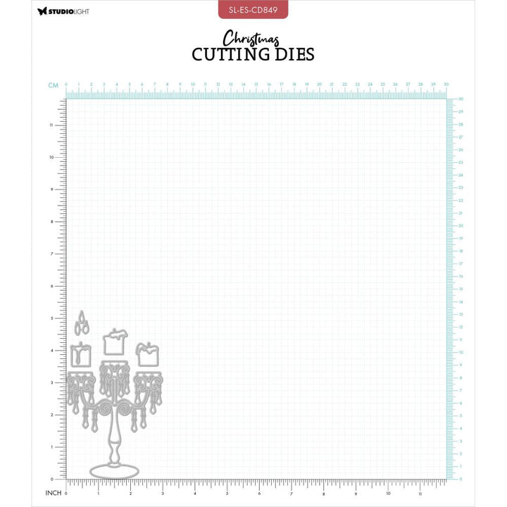 Studio Light Essentials Cutting Die: Nr. 849, Classic Candlestick (5A0023K31G6M3)