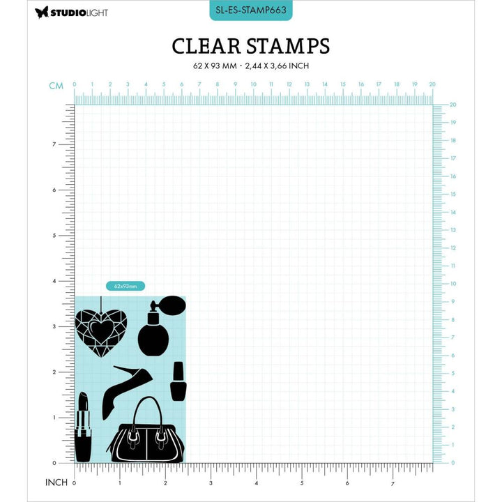 Studio Light Essentials Clear Stamps: Nr. 663, Gifts For Her (5A0023JP1G6LR)