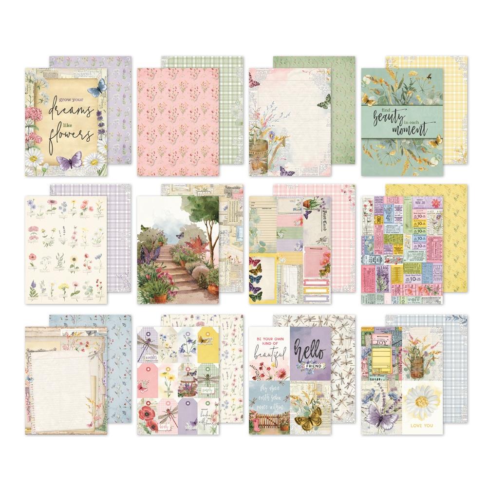 Simple Stories Simple Vintage Meadow Flowers 6"X8" Double-Sided Paper Pad, 24/Pkg (5A0022LW1G5H8)