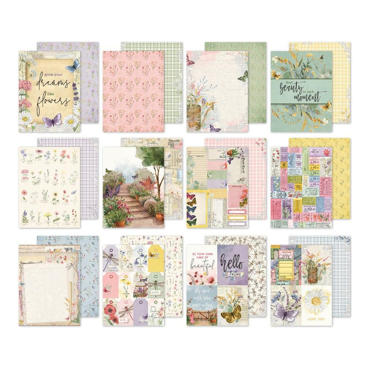 Simple Stories Simple Vintage Meadow Flowers 6"X8" Double-Sided Paper Pad, 24/Pkg (5A0022LW1G5H8)