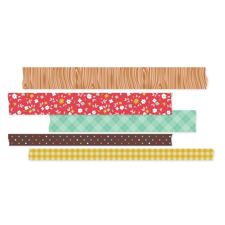 Simple Stories What's Cookin'? Washi Tape, 5/Pkg (WC21128)