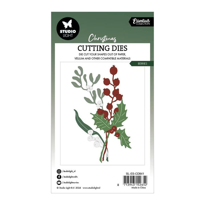 Studio Light Essentials Cutting Die: Nr. 841, Berries (5A0023N31G6P8)