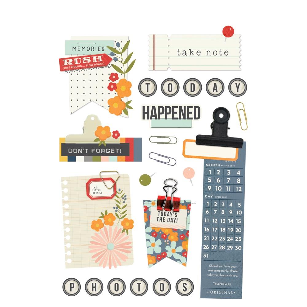 Simple Stories For The Record Sticker Book, 8/Sheets (23524)