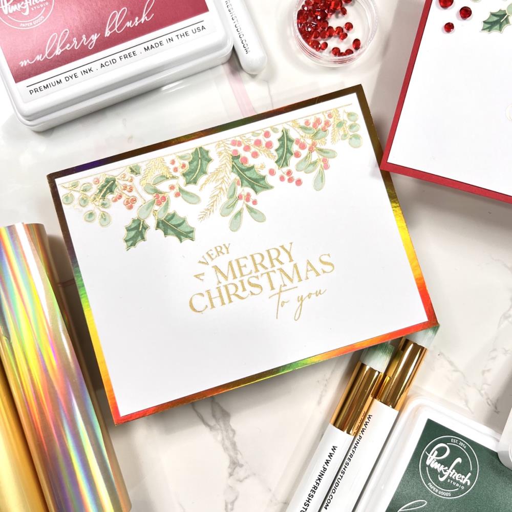 Pinkfresh Studio 4.25"X5.5" Stencils: Magical Holiday, 5/Pkg (5A002CM11GG4V)