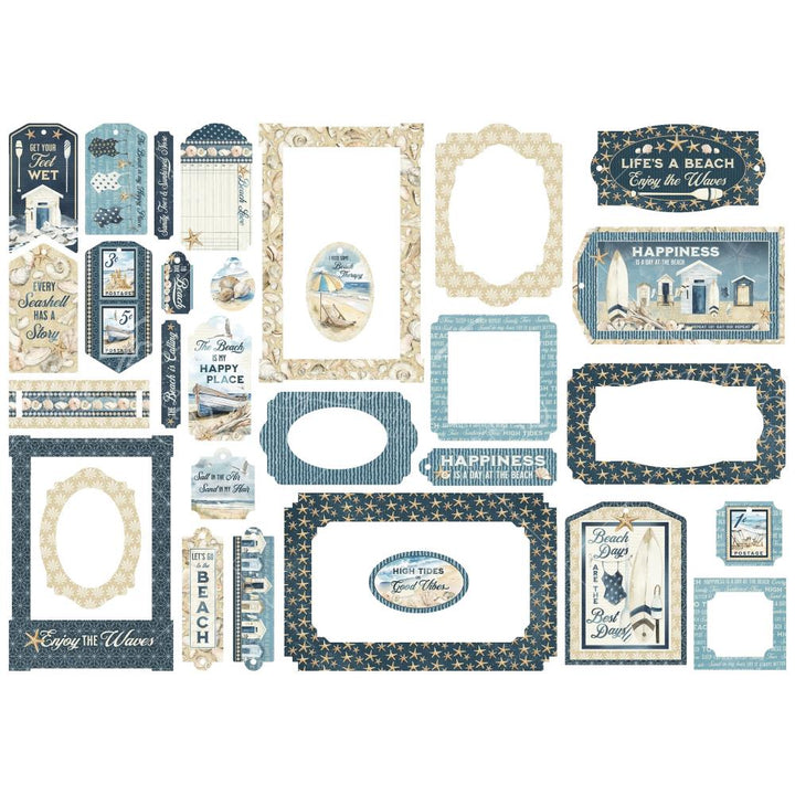Graphic 45 The Beach Is Calling Die-Cut Assortment (G4502805)