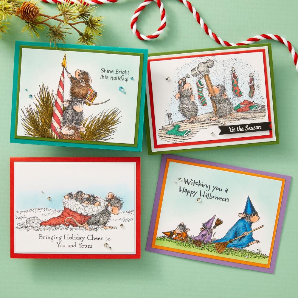 Stampendous House Mouse Collector Bundle: Holiday Friends (5A002CC01GFW7)