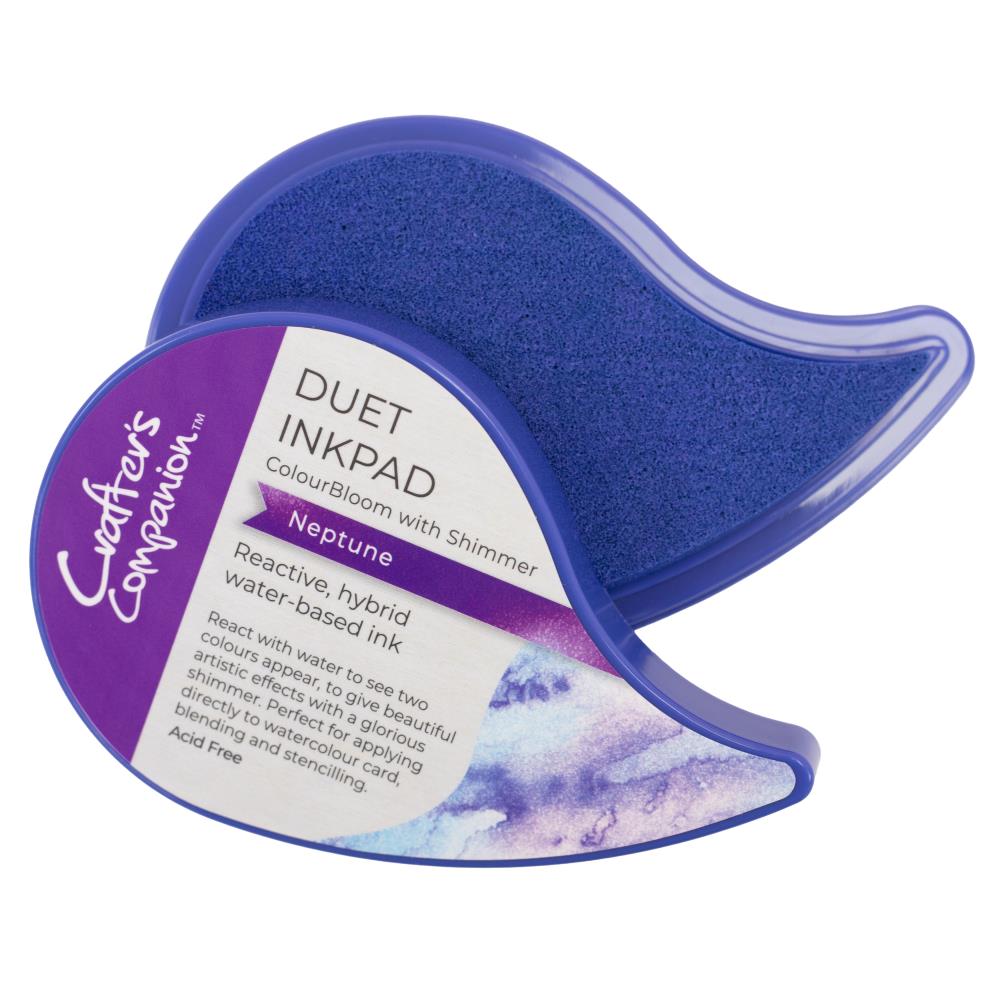 Crafter's Companion Duet ColourBloom Shimmer Inkpad: Neptune (CCIPDCBSNEPT)