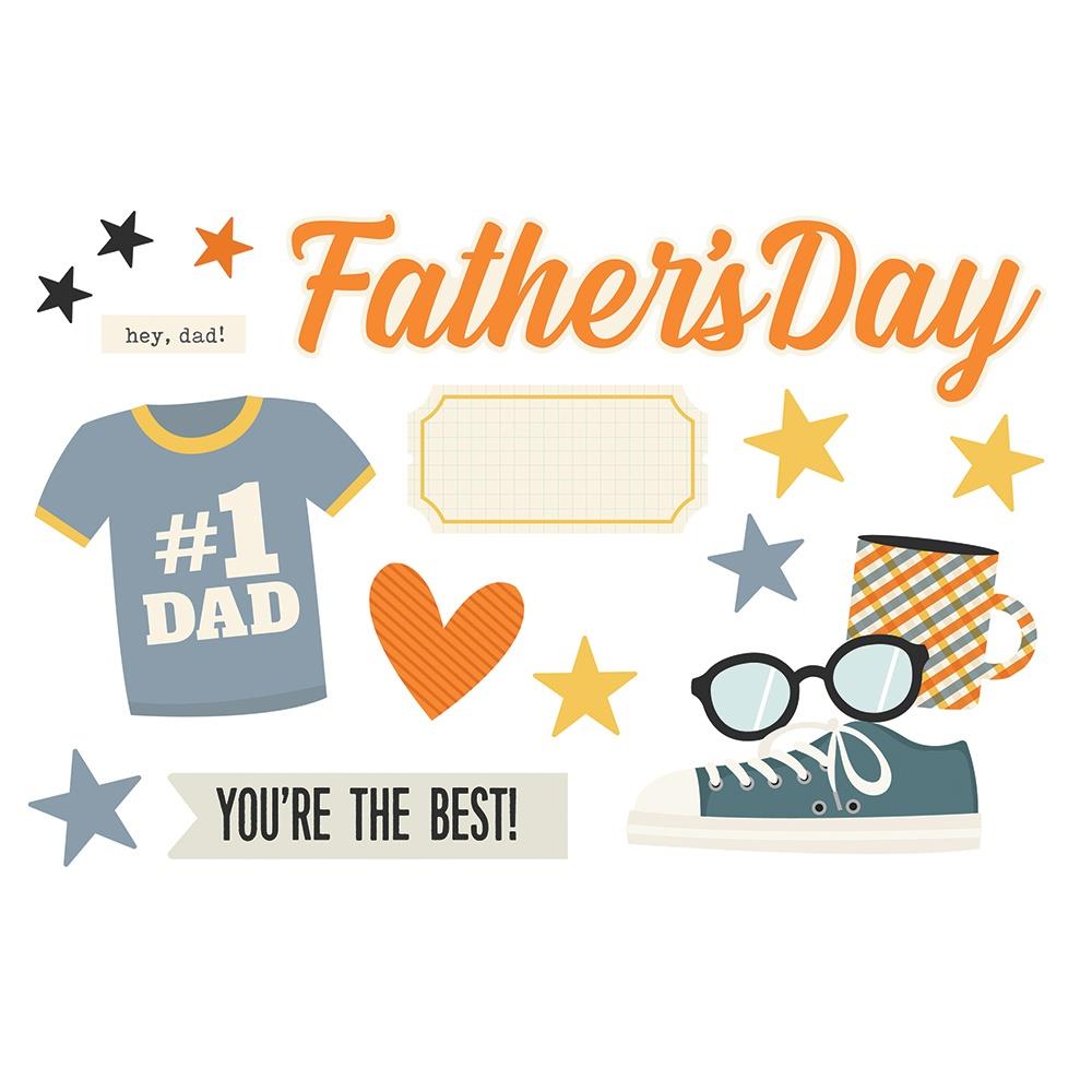 Simple Stories Father's Day Simple Pages Page Pieces (5A0022LN1G5K9)
