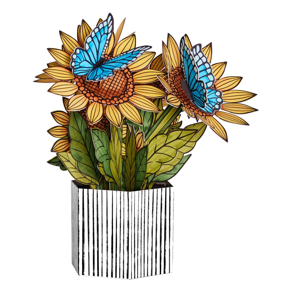 Faber Castell Pop Up Coloring Bouquet: Sunflowers & Butterflies (5A002BRG1GF8Y)