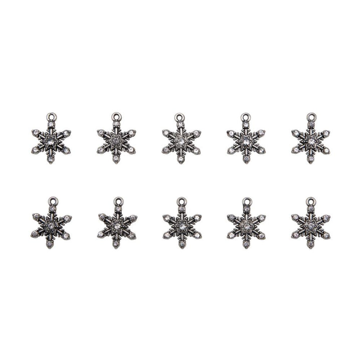 Tim Holtz Idea-ology Metal Adornments: Snowflakes, 10/Pkg (TH94200)