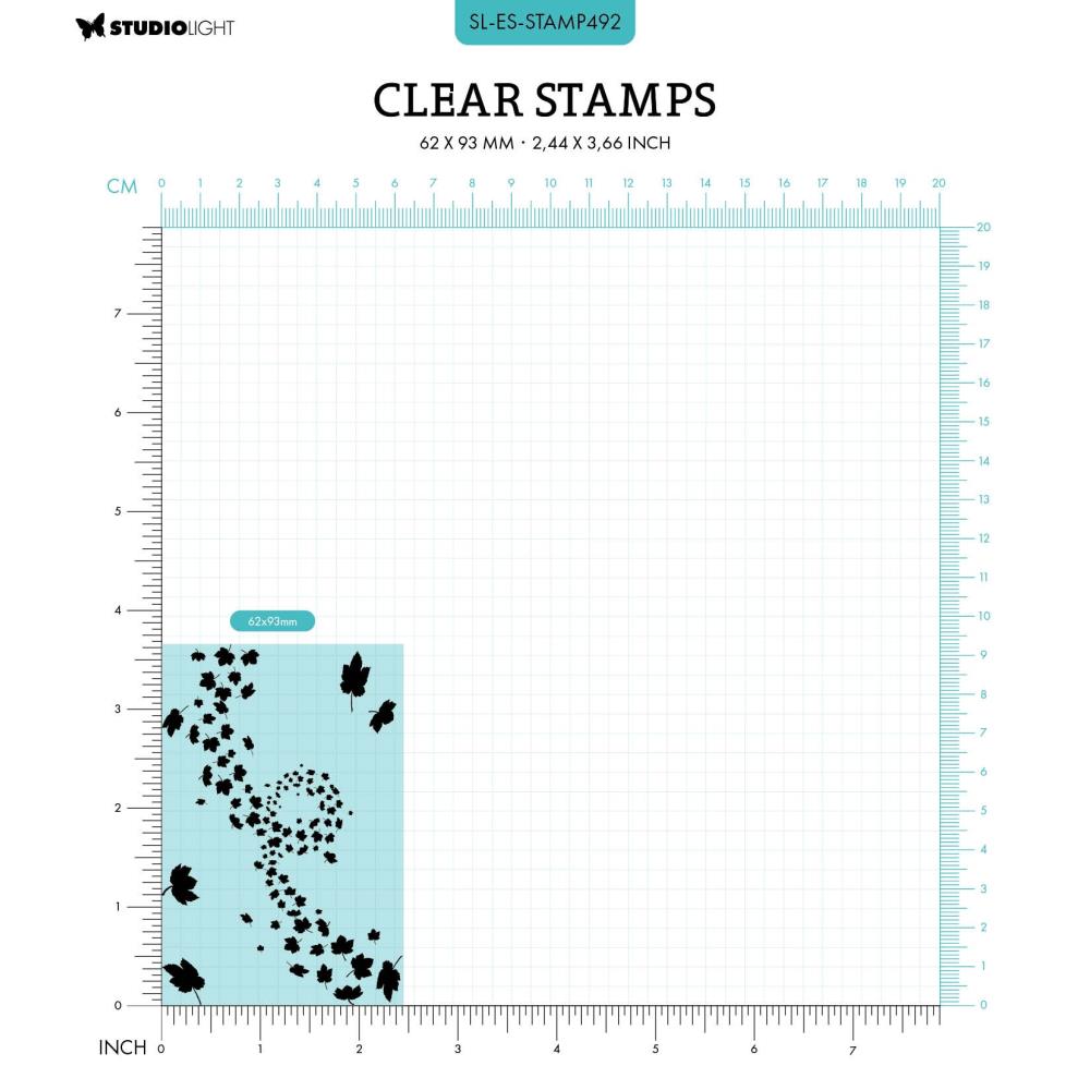 Studio Light Essentials Clear Stamp: Nr. 492, Autumn Wind (STAMP492)