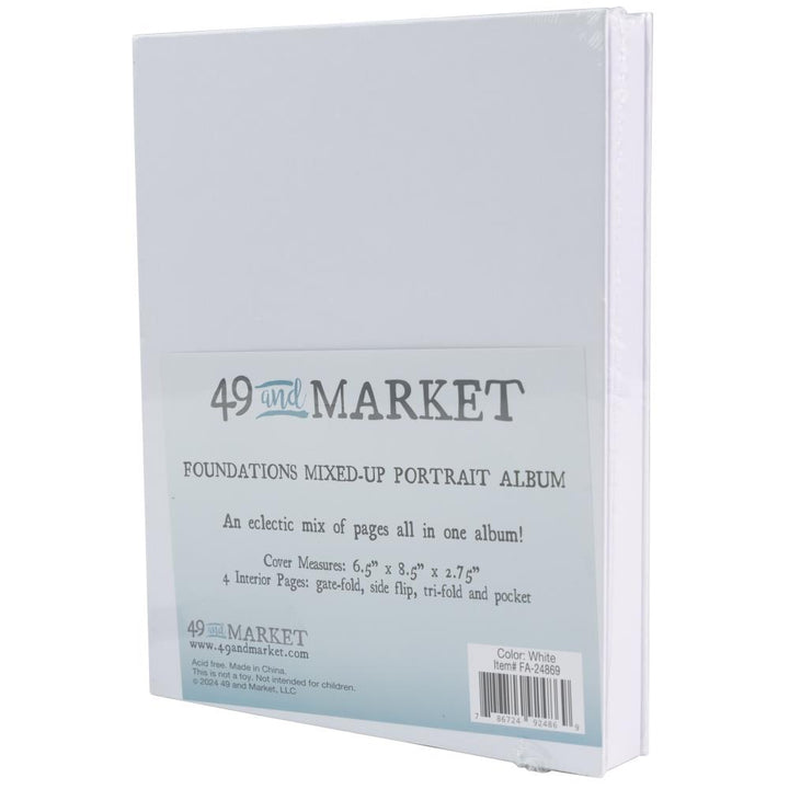 49 and Market Foundations Mixed Up Album: Portrait, White (FA24869)