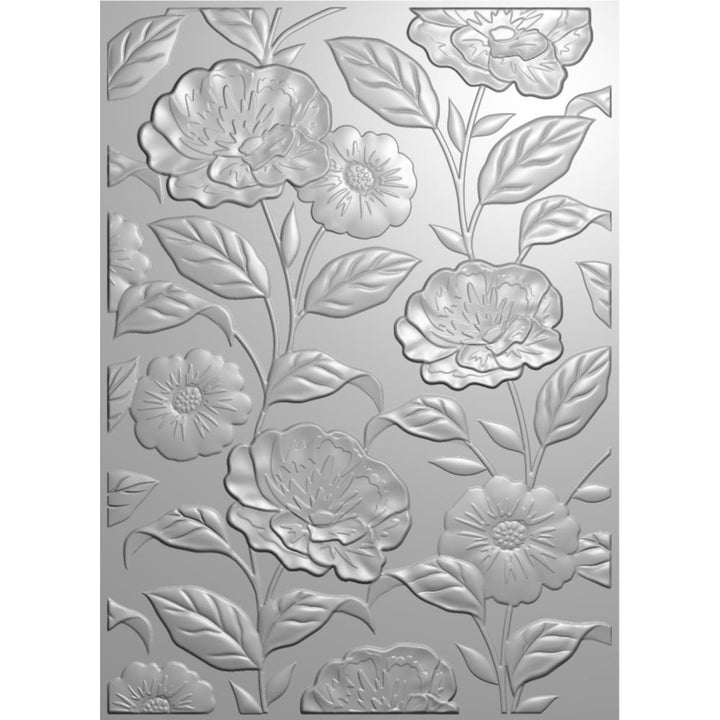 Creative Expressions 5"X7" 3D Embossing Folder: Bold Blooms (EF3D069)
