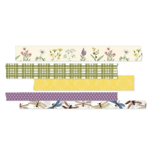 Simple Stories Simple Vintage Meadow Flowers Washi Tape, 5/Pkg (5A0022L31G5HQ)