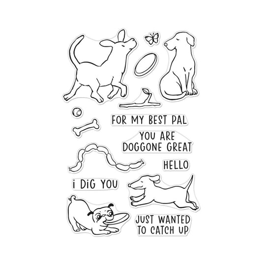 Hero Arts 4"X6" Clear Stamps: Playful Pets (HACM715)