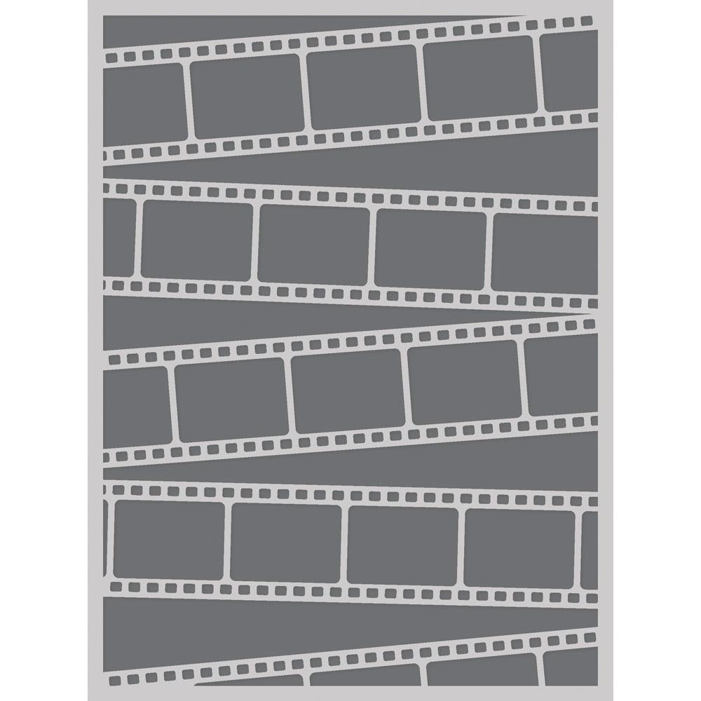 Simple Stories True Colors 6"X8" Stencil: Film Strips (TRC21829)
