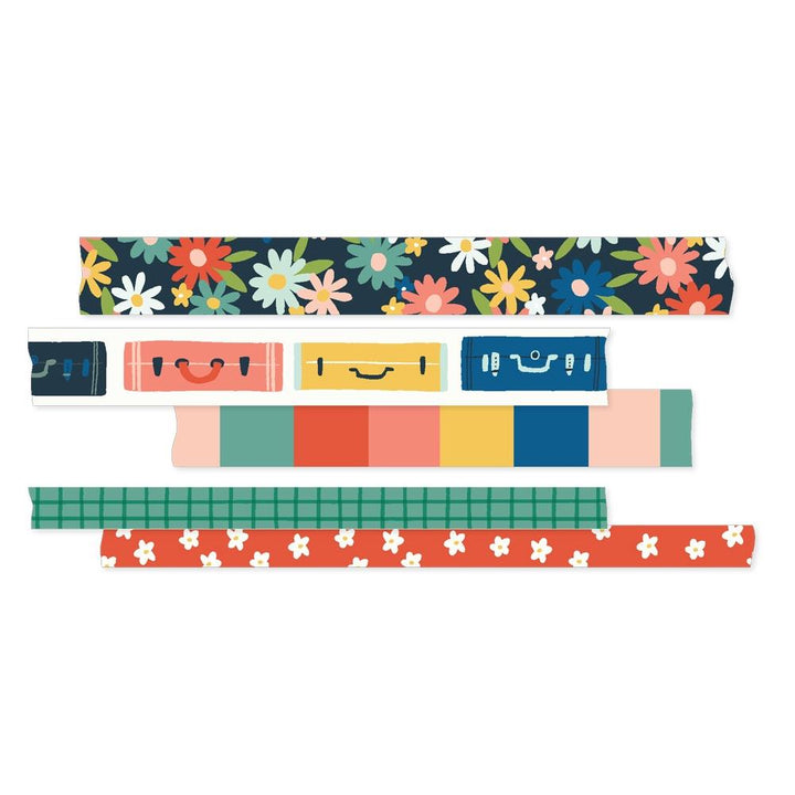 Simple Stories Pack Your Bags Washi Tape, 5/Pkg (PYB22127)