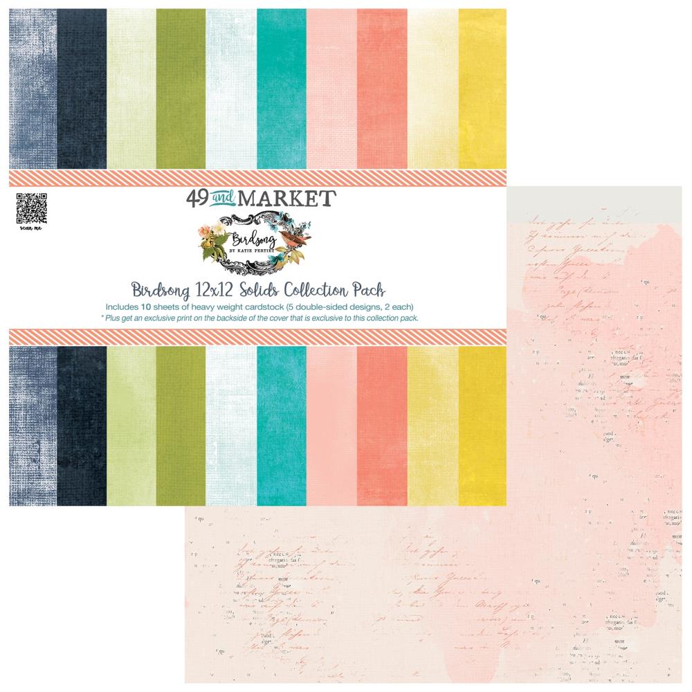 49 and Market Birdsong 12"X12" Collection Pack: Solids (5A002C0C1GFK8)