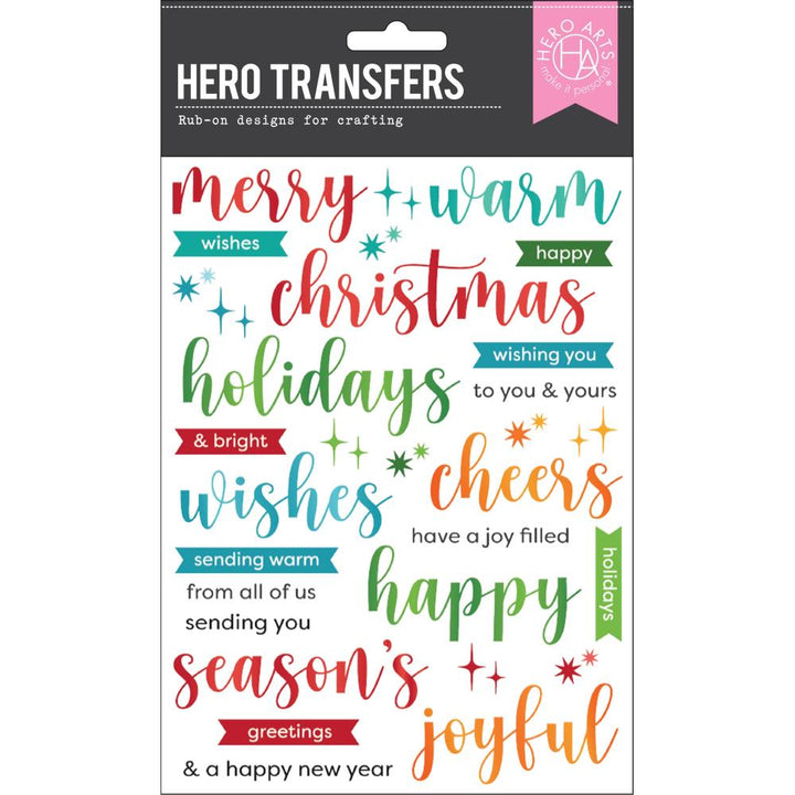 Hero Arts Hero Transfers: Joyful Christmas Messages (5A002CDJ1GFYX)