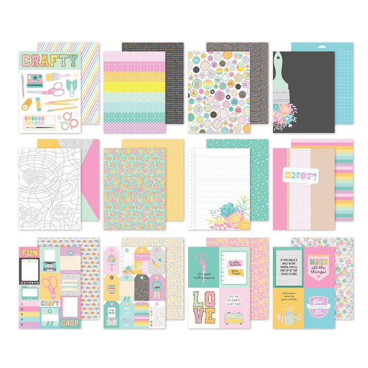 Simple Stories Crafty Things 6"X8" Double-Sided Paper Pad, 24/Pkg (5A0022LV1G5G3)