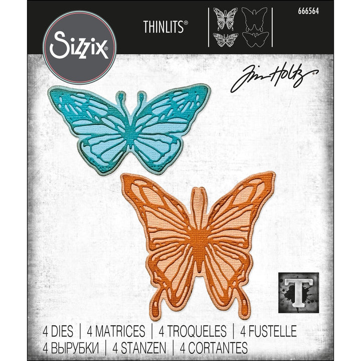 Tim Holtz 2024 Back From the Vault Sizzix Thinlits Dies: 8 Product Bundle