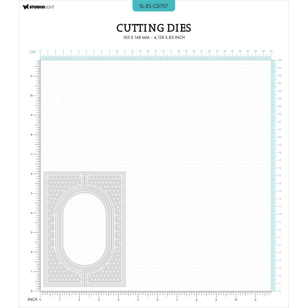 Studio Light Essentials Cutting Dies: Nr. 757, Oval Gate Shape (LESCD757)