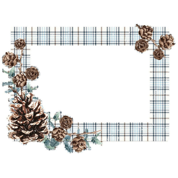 Simple Stories Simple Vintage Fresh Snow Chipboard Frames, 6/Pkg (23725)