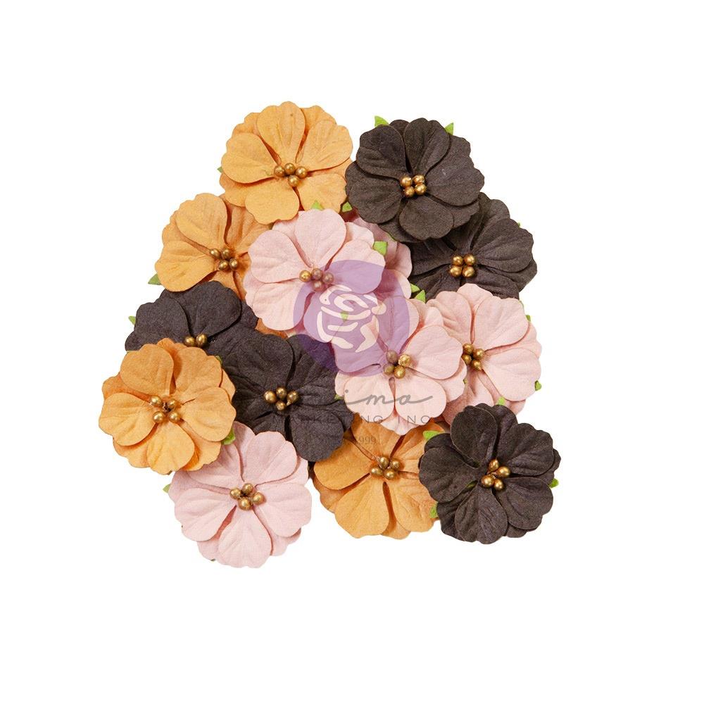 Prima Marketing Twilight Mulberry Paper Flowers: Witches Brew (FG667870)