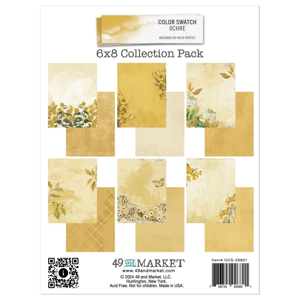 49 and Market Color Swatch: Ochre 6"X8" Collection Pack (OCS26801)