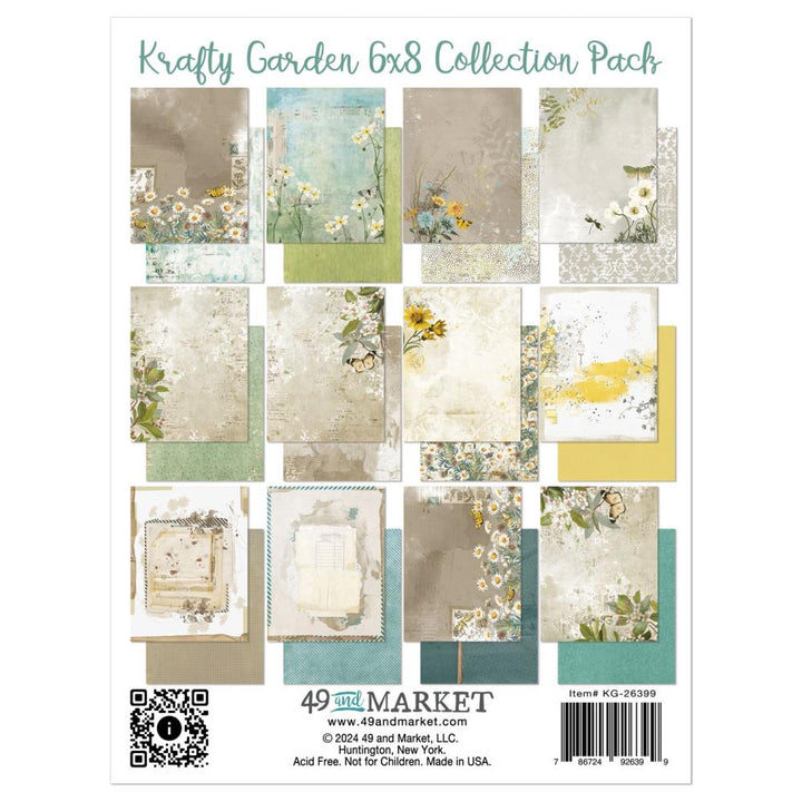 49 and Market Krafty Garden 6"x8" Collection Pack (KG26399)