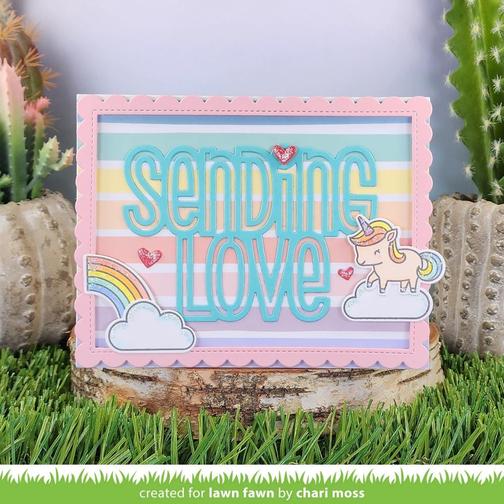 Lawn Fawn 3"X4" Clear Stamps: My Rainbow (LF3362)