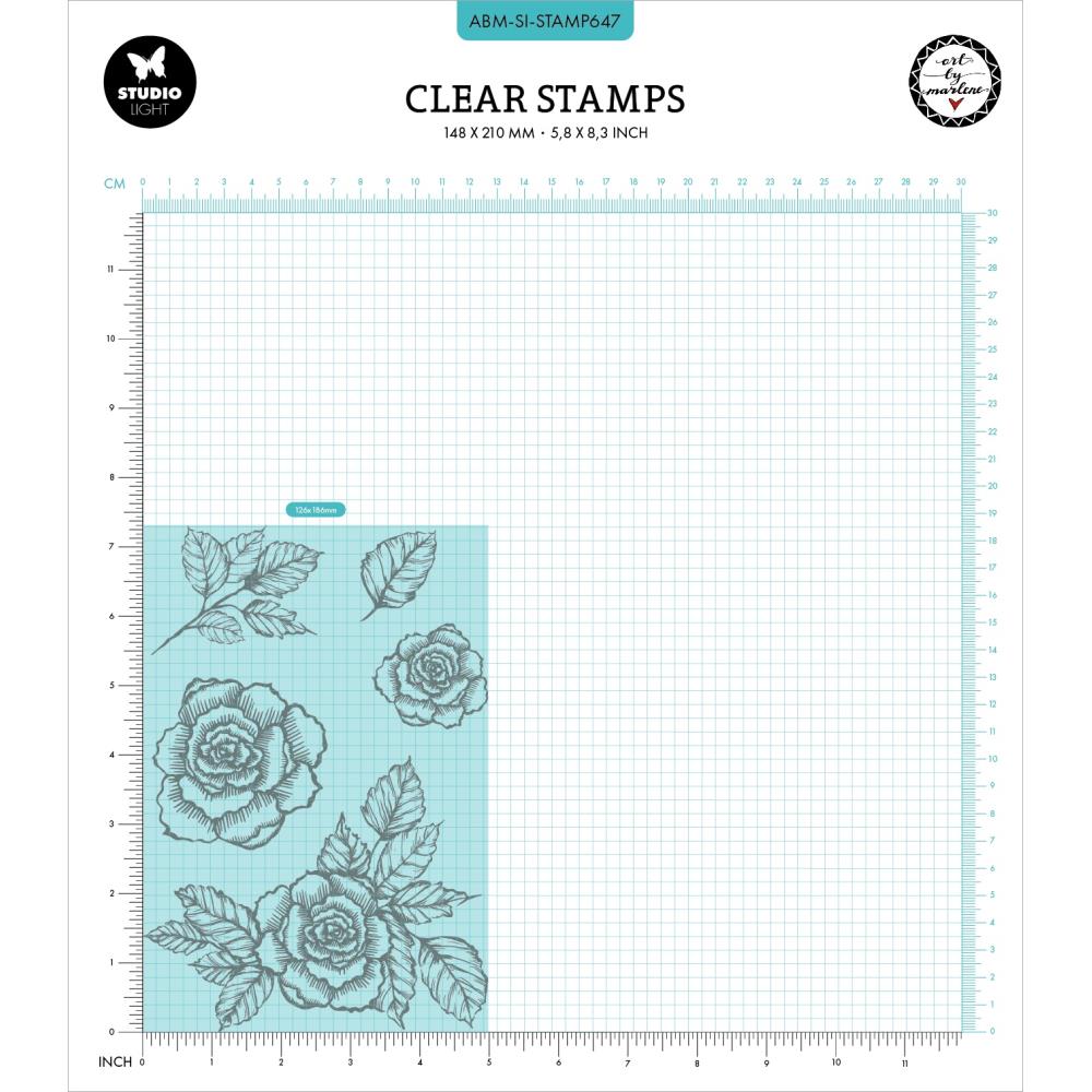 Art by Marlene Signature Collection Clear Stamps: Nr. 647, Garden Romance (5A0023HF1G6M9)